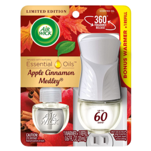 AirWick Plug in, Scented Oils, Apple Cinnamon Medley, Starter Kit