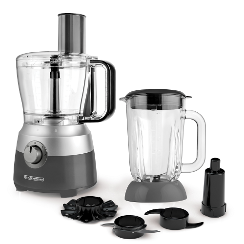 Black+Decker 2-IN-1 10 Cup Food Processor and Blender - Buywise Stores Ltd