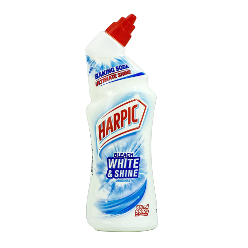 Harpic Toilet Cleaner 750ml, Bleach White & Shine - Buywise Stores Ltd