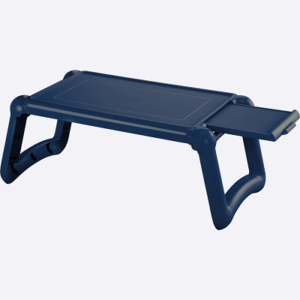 Rimax Portable Breakfast / Laptop Table, Navy Blue