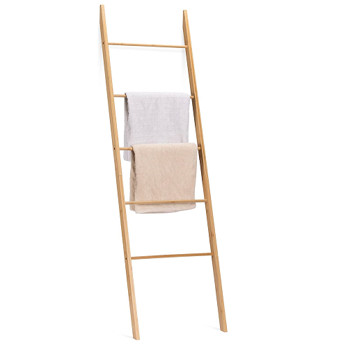 Bamboo Ladder Towel Rack - Buywise Stores Ltd