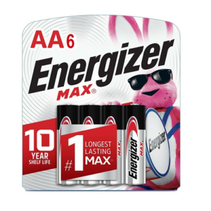 Energizer Max AA Battery 6's