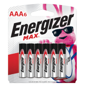 Energizer Max AAA Battery 6's
