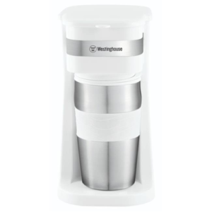 Westinghouse 1 Cup Single Serve Coffee Maker, White