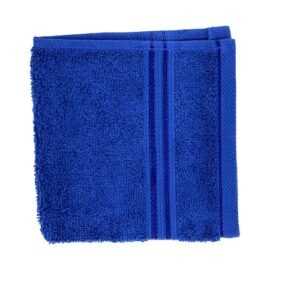 London Home Face Towel, Royal, 15" x 24"