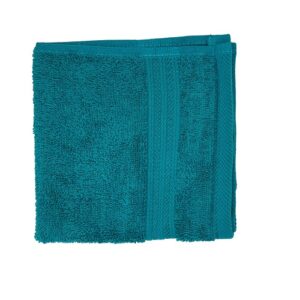 London Home Face Towel, Teal, 15" x 24"