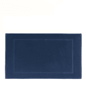 London Home Towel Bath Mat, Navy, 18" x 30"