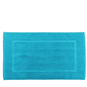 London Home Towel Bath Mat, Teal, 18" x 30"