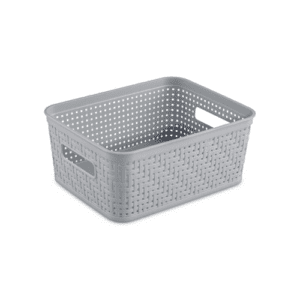 Sterilite Small Basket, Cement