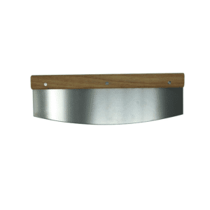 Stainless Steel Pizza Rocker Cutter with Wood Handle