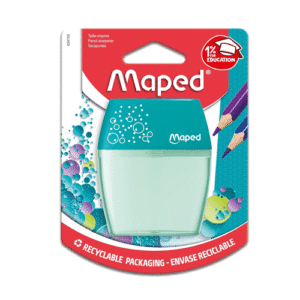 Maped Shaker 2 Hole Sharpener, Assorted Colors