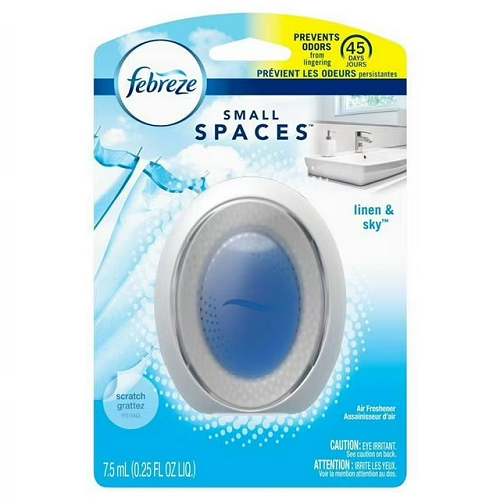 Febreze Small Spaces Air Freshner 7.5ml, Linen & Sky