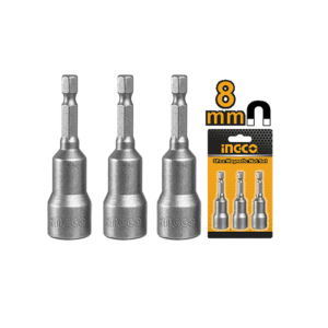 Ingco 3pcs Magnetic Nut Setter, 8mm