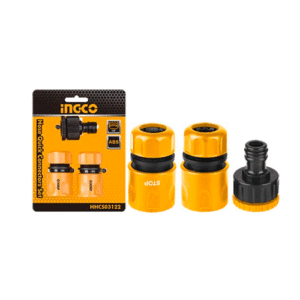 Ingco 3pcs Hose Quick Connectors Set
