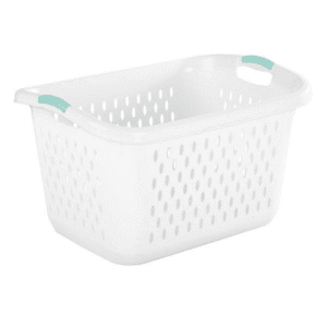 Sterilite 2.7 Bushel Laundry Basket, White