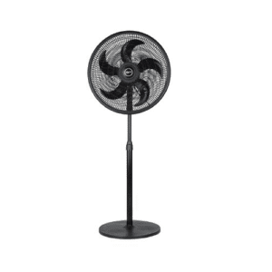 Genie 18" Pedestal Fan, Black