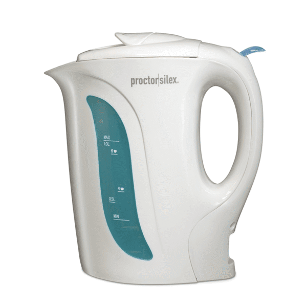 Proctor Silex 1LT Electric Kettle, White