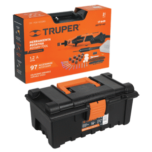 Truper Pro Rotary Tool / 14" Tool Box Combo
