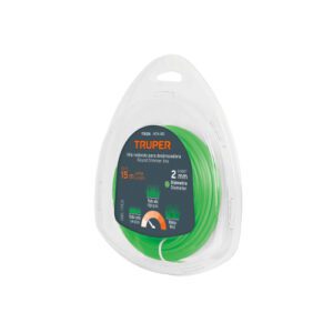 Truper Trimmer Nylon Replacement, 15m x 2.7mm, Green