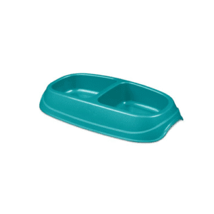 Sterilite Small Double Pet Dish, Sea Green