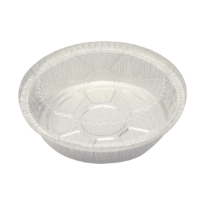 7" Round Aluminum Foil Cake Pan with Clear Cover, Pack of 3