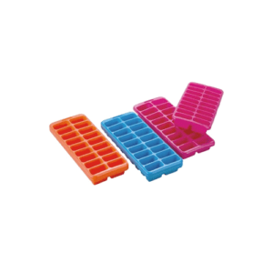 Plastic Ice Tray Pack of 2, Assorted Colors