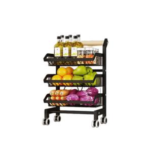 3-Tier Rolling Pantry Storage Cart