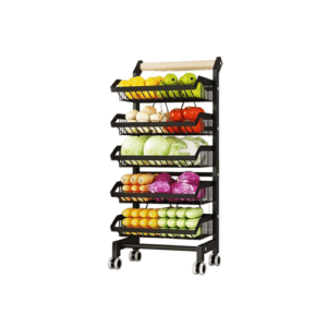 5-Tier Rolling Pantry Storage Cart