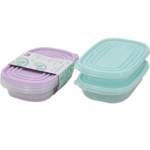 Plastic 950ml Food Storage Containers, Set of 2