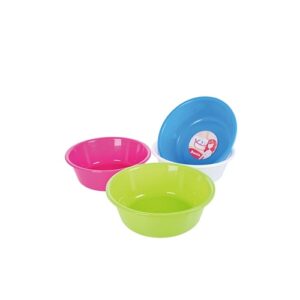 Round 0.7L Plastic Basin, Assorted Colors