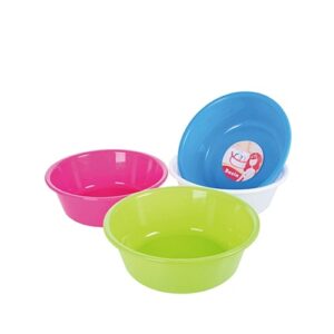 Round 5L Plastic Basin, Assorted Colors