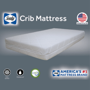 Sealy Crib Mattress, 52" x 28" x 5.5"