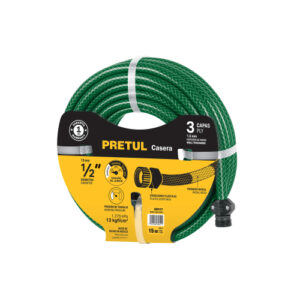 Pretul Casera 1/2" Garden Hose 49Ft, Green