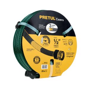 Pretul Casera 1/2" Garden Hose 66Ft, Green