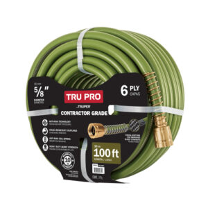 Truper Tru Pro 5/8" Garden Hose 100Ft, Green