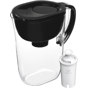 Brita Everyday 10 Cup Pitcher Water Filtration System, Black