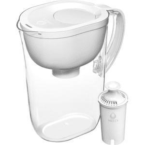 Brita Everyday 10 Cup Pitcher Water Filtration System, White