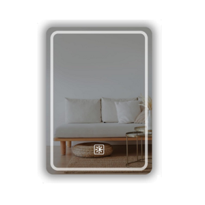 LED Lighted Wall Mirror 40 x 60 cm