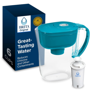 Brita Metro 6-Cup Water Filter Pitcher with Standard Filter, Turquoise