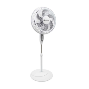 Whirlwind 18" Pedestal Fan, White