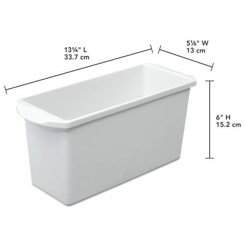 Sterilite Ice Cube Bin, White - Image 2
