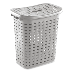 Sterilite Weave Laundry Hamper, Cement