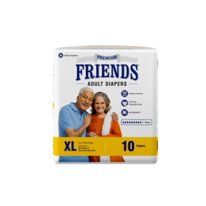 Friends Premium Adult Diapers, 10pak, X-Large