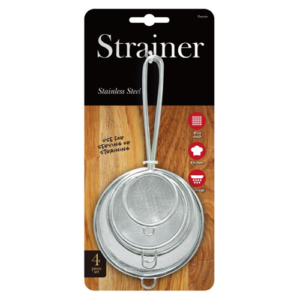4 Pcs Stainless Steel Mini Strainer Set