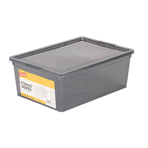 Glad 10.5Lt Storage Box, Smoky Gray
