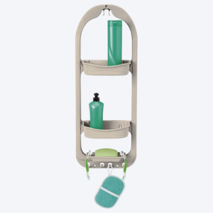 Rimax Plastic Shower Caddy, Beige