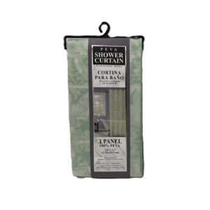 PEVA Shower Curtain 70" x 72", Assorted