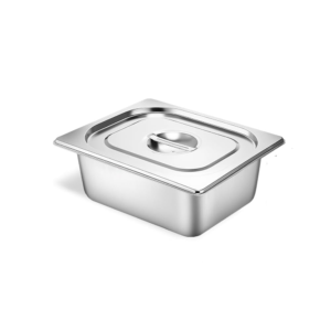 Stainless Steel Half Size Chafing Pan 4" Deep w/Lid