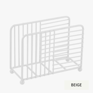Metal Napkin Holder, Beige