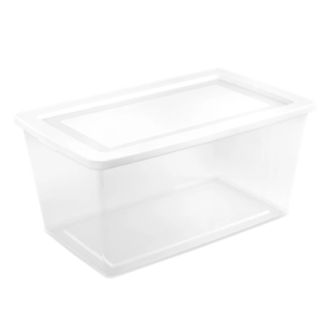 Sterilite 90 Quart Storage Box, Clear